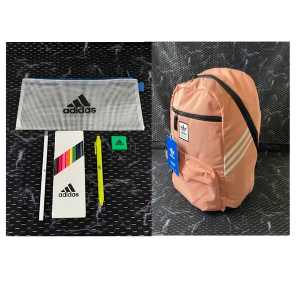 Adidas SST Recycled Backpack - Pink - White